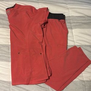 Dickies coral scrubs